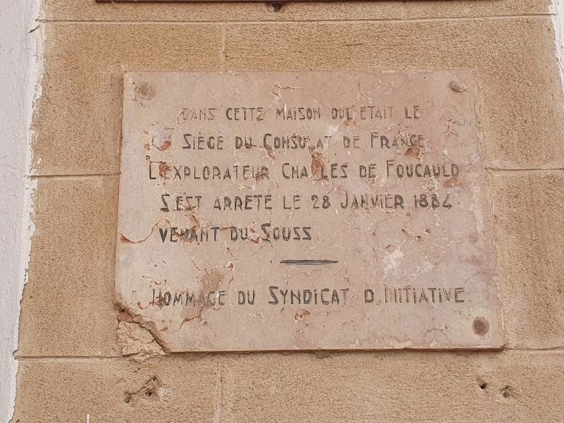 Charles de Foucauld Marker. Click for full size. Charles de Foucauld Marker image. Click for full size.