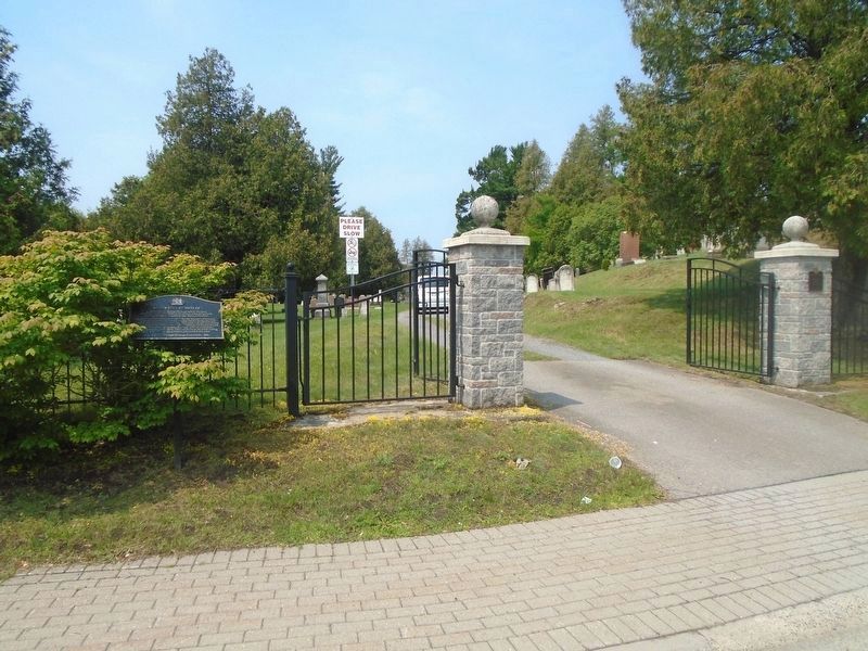 Sandy Hill Cemetery and Marker. Click for full size. Sandy Hill Cemetery and Marker image. Click for full size.