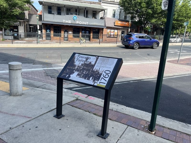 Towson Tavern Marker. Click for full size. Towson Tavern Marker image. Click for full size.