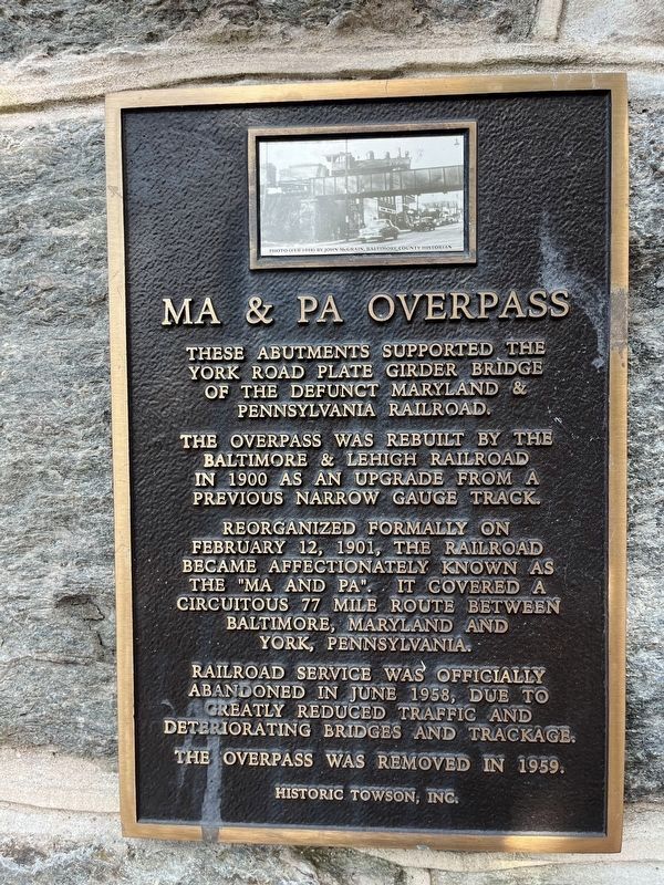 MA & PA Overpass Marker. Click for full size. MA & PA Overpass Marker image. Click for full size.