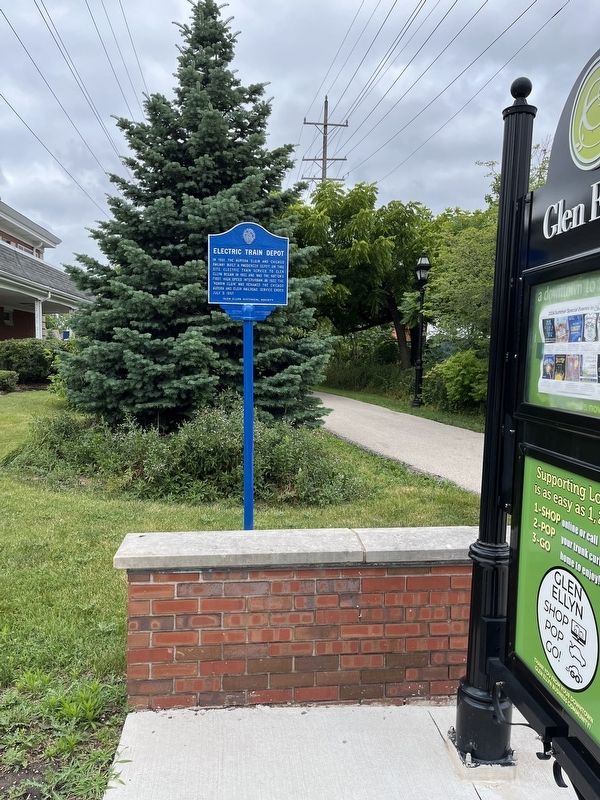 Electric Train Depot Marker. Click for full size. Electric Train Depot Marker image. Click for full size.
