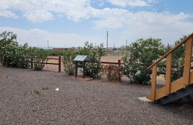 Camp at Columbus Marker. Click for full size. Camp at Columbus Marker image. Click for full size.