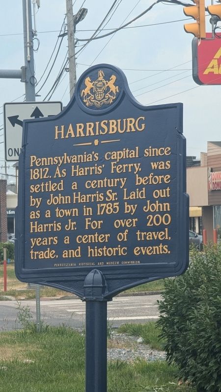 Harrisburg Marker. Click for full size. Harrisburg Marker image. Click for full size.