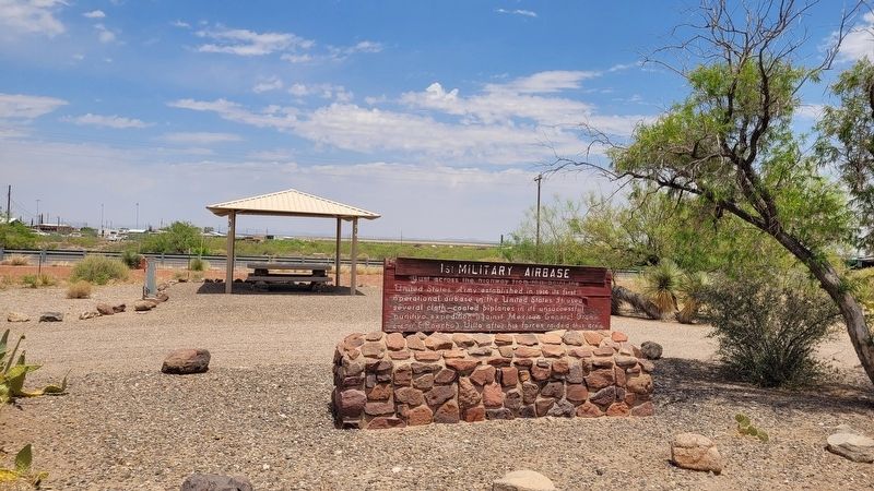 1st Military Airbase Marker. Click for full size. 1st Military Airbase Marker image. Click for full size.