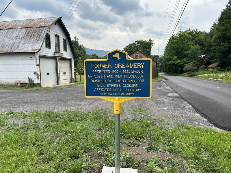 Former Creamery Marker image. Click for full size.