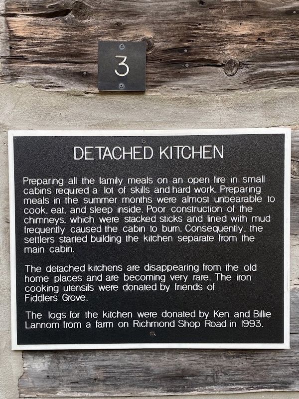 Detached Kitchen Marker. Click for full size. Detached Kitchen Marker image. Click for full size.