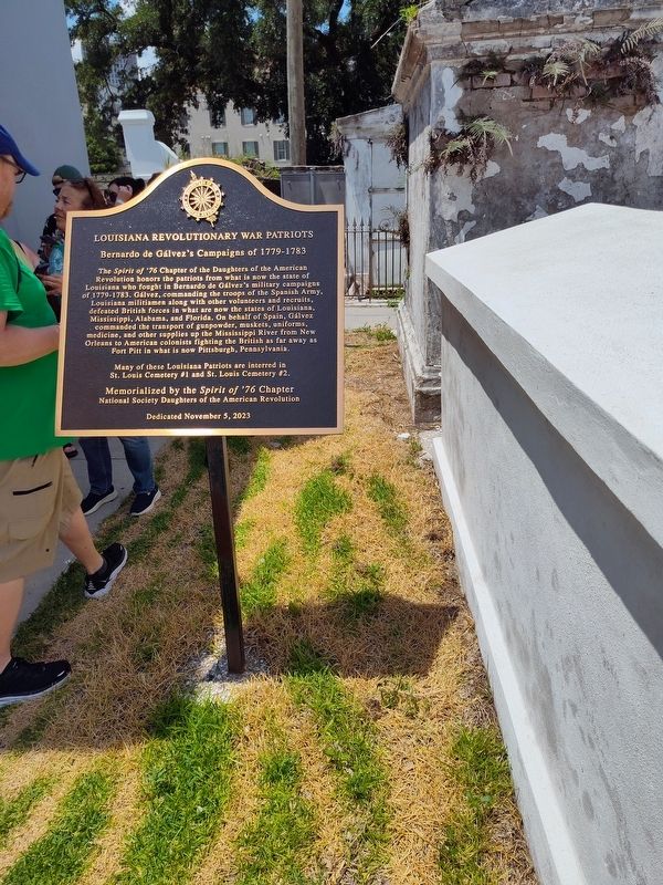 Louisiana Revolutionary War Patriots Marker. Click for full size. Louisiana Revolutionary War Patriots Marker image. Click for full size.