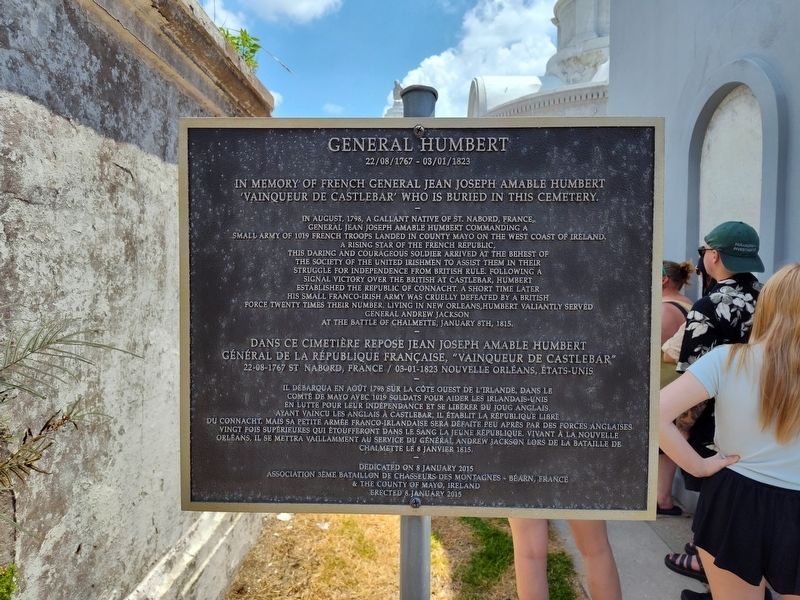 General Humbert Marker. Click for full size. General Humbert Marker image. Click for full size.