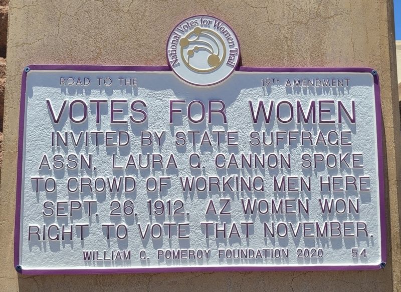 Votes for Women Marker image. Click for full size.