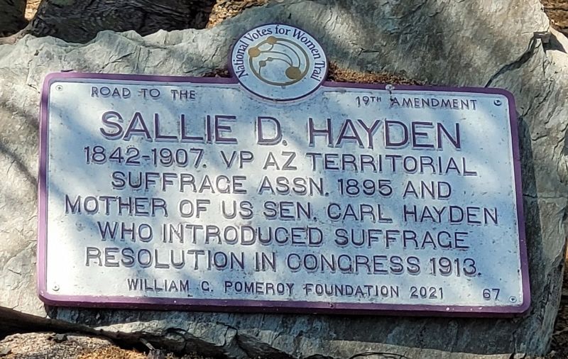 Sallie D. Hayden Marker image. Click for full size.