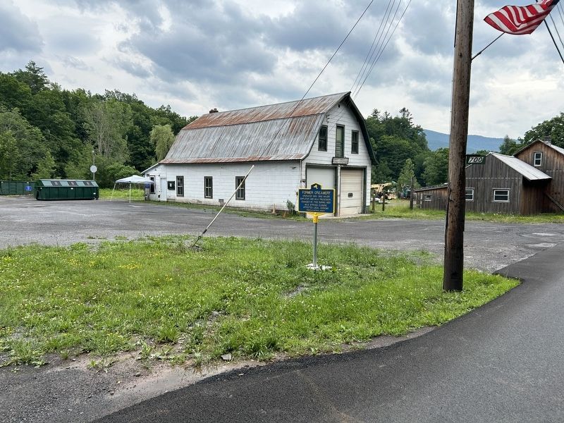 Former Creamery Marker image. Click for full size.