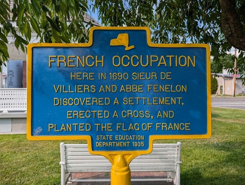 French Occupation Marker. Click for full size. French Occupation Marker image. Click for full size.