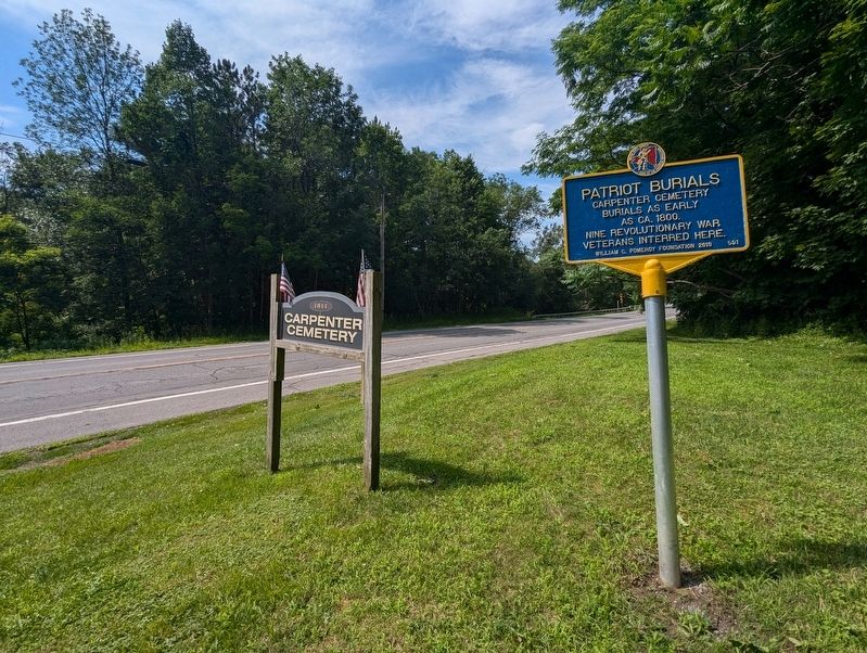 Patriot Burials Marker area view image. Click for full size.