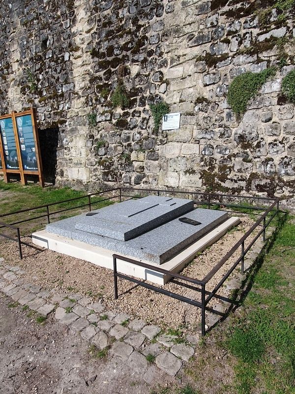 Raymond de la Tramerye Marker and Grave. Click for full size. Raymond de la Tramerye Marker and Grave image. Click for full size.