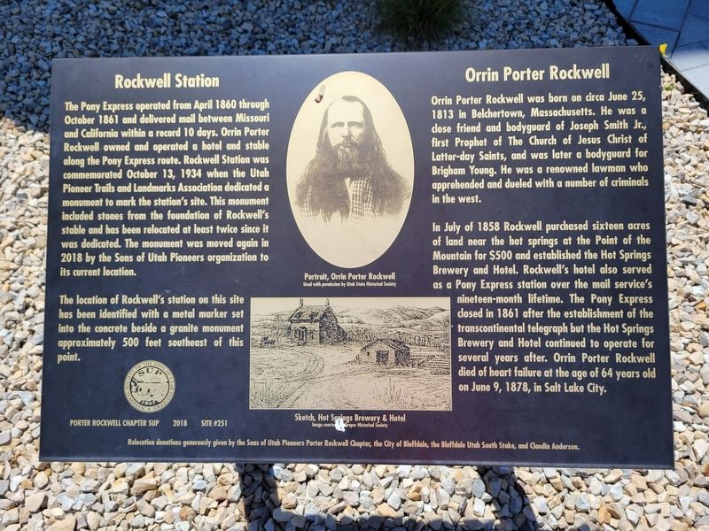 Rockwell Station Marker image. Click for full size.