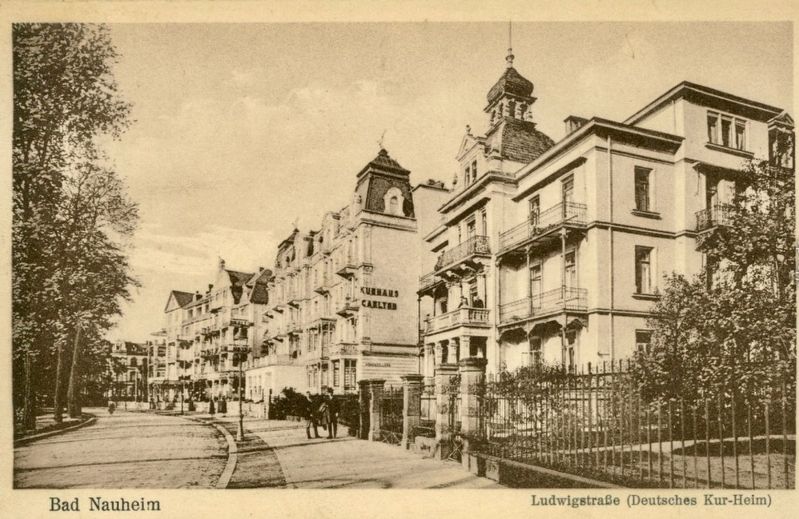 Ludwigstra�e - same postcard as on the marker image. Click for full size.