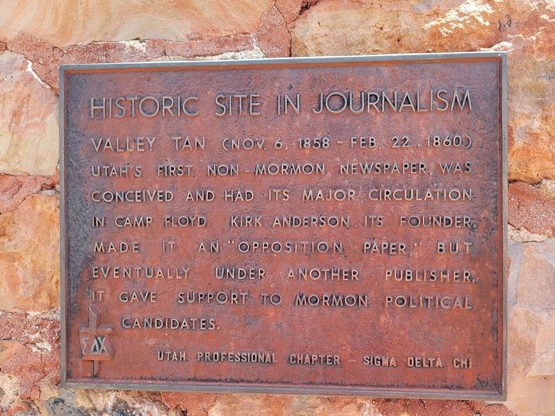 Historic Site in Journalism Marker. Click for full size. Historic Site in Journalism Marker image. Click for full size.