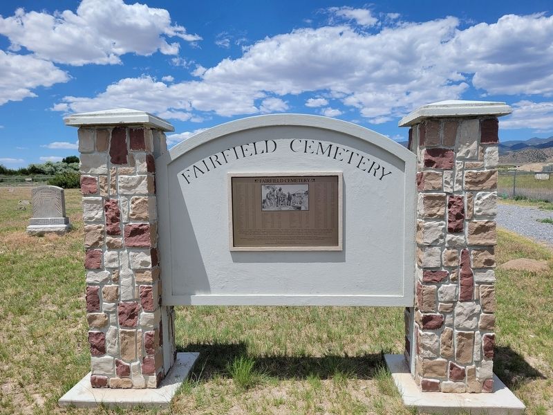 Fairfield Cemetery Marker. Click for full size. Fairfield Cemetery Marker image. Click for full size.