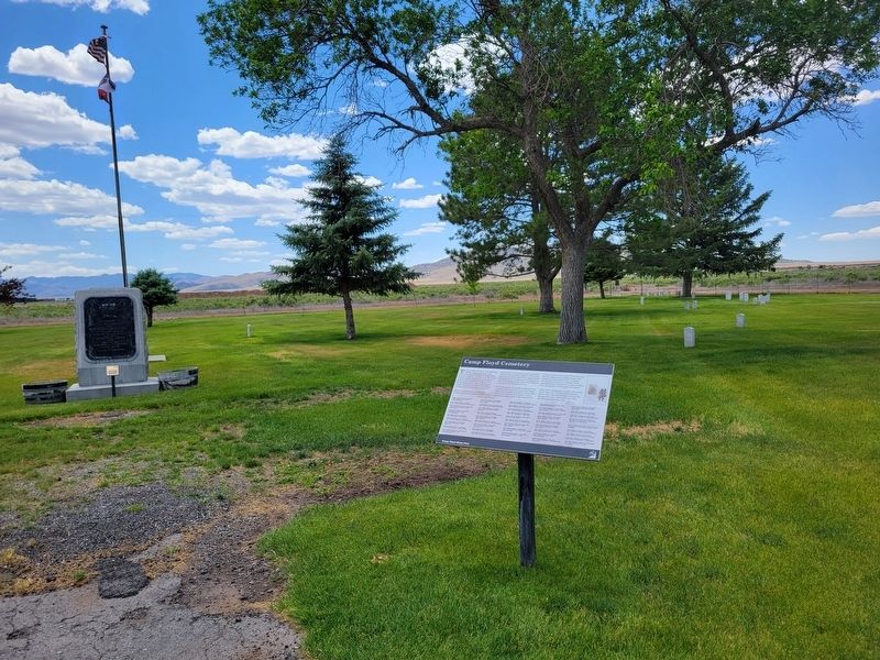 Camp Floyd Cemetery Marker image. Click for full size.
