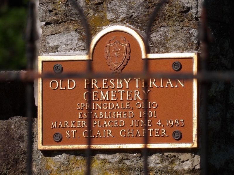 Springdale Presbyterian Church Related Marker image. Click for full size.