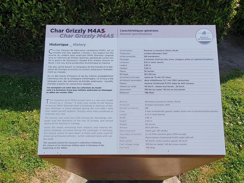 Char Grizzly M4A5 Marker image. Click for full size.