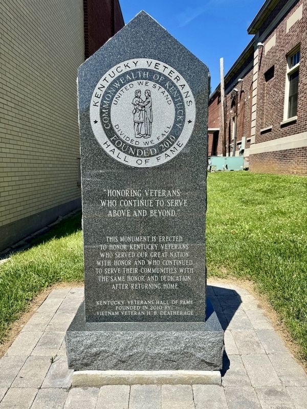 Kentucky Veterans Memorial Marker image. Click for full size.