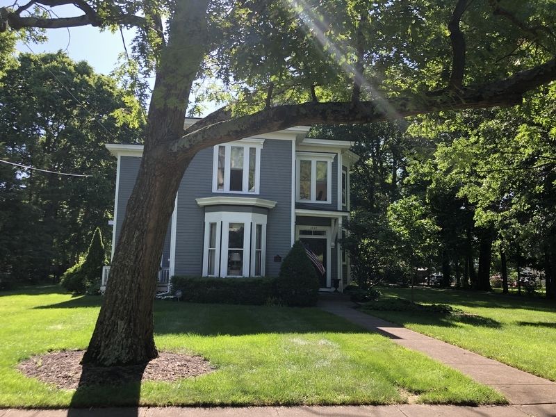The Braecker House Marker image. Click for full size.