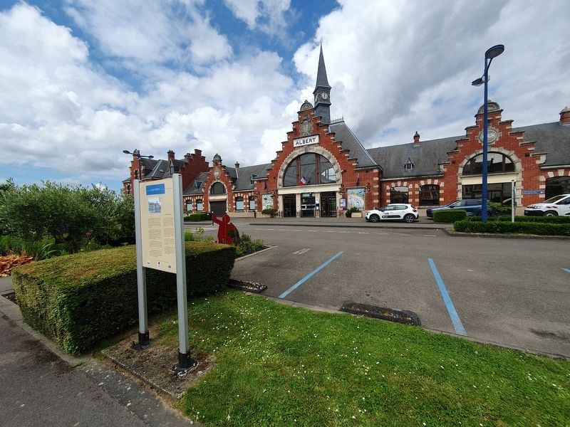La gare d’Albert and Marker. Click for full size. La gare d’Albert and Marker image. Click for full size.