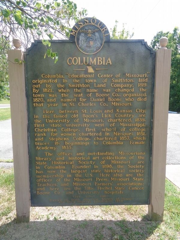 Columbia Marker. Click for full size. Columbia Marker image. Click for full size.