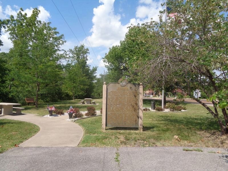 Columbia Marker. Click for full size. Columbia Marker image. Click for full size.
