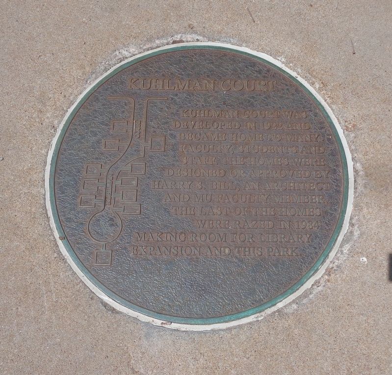 Kuhlman Court Marker. Click for full size. Kuhlman Court Marker image. Click for full size.