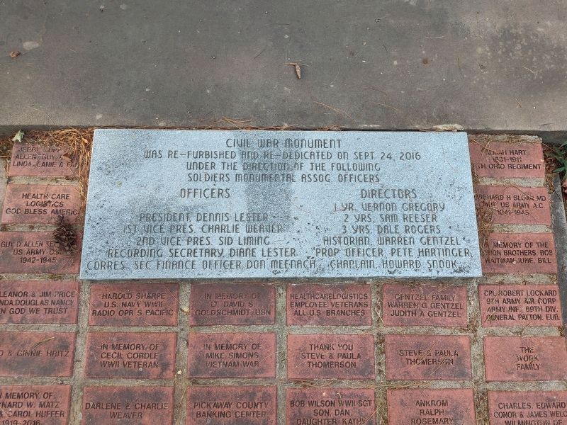 Pickaway County Civil War Memorial image. Click for full size.