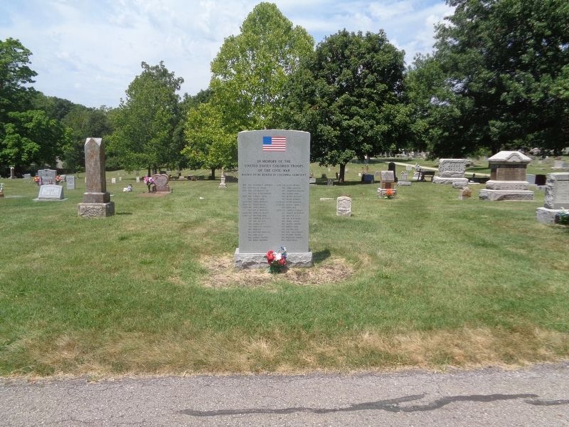 In Memory of the United States Colored Troops of the Civil War Marker. Click for full size. In Memory of the United States Colored Troops of the Civil War Marker image. Click for full size.