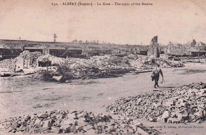 The ruins of the station. Click for full size. The ruins of the station image. Click for full size.