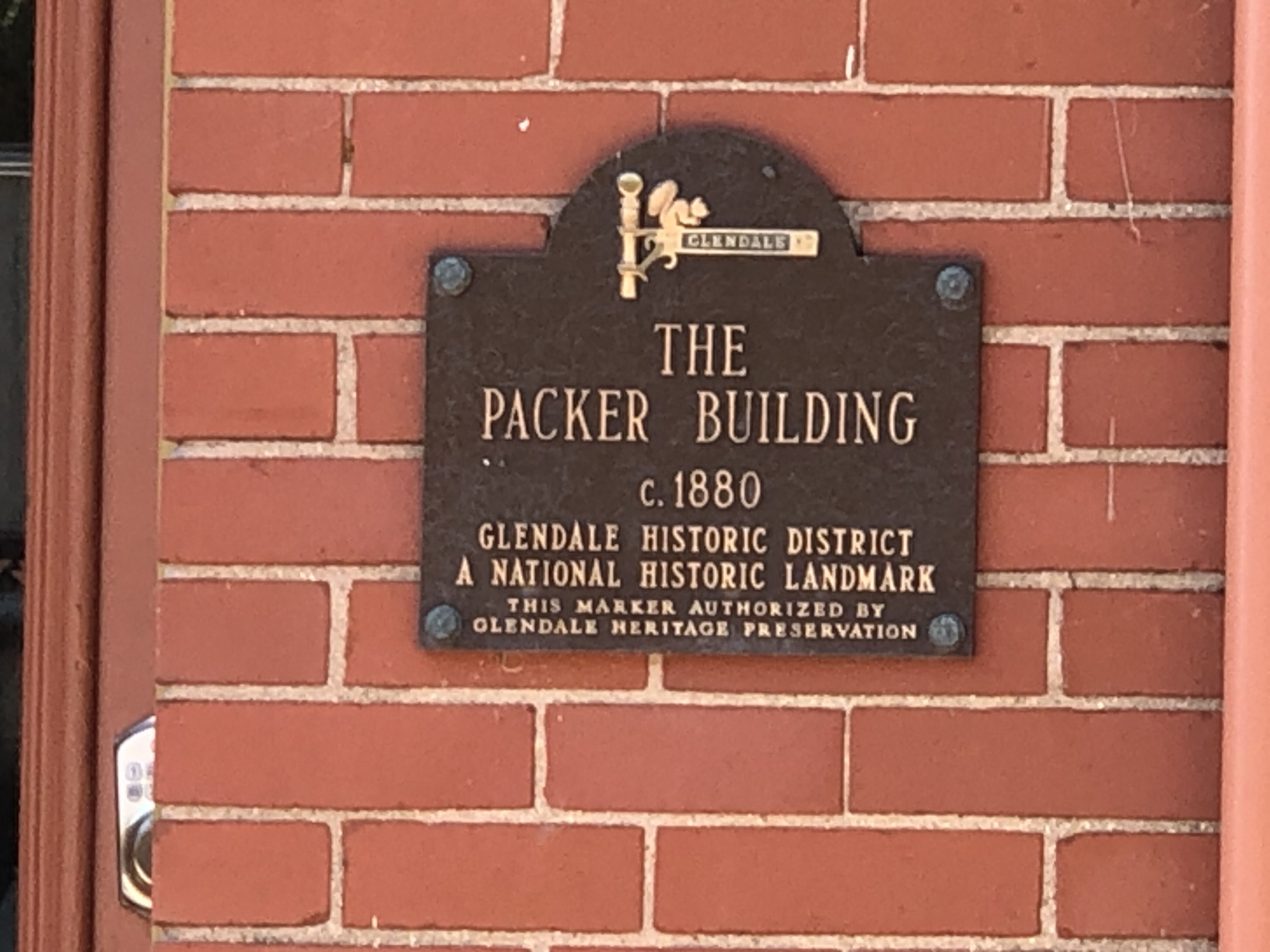 Photo: The Packer Building Marker