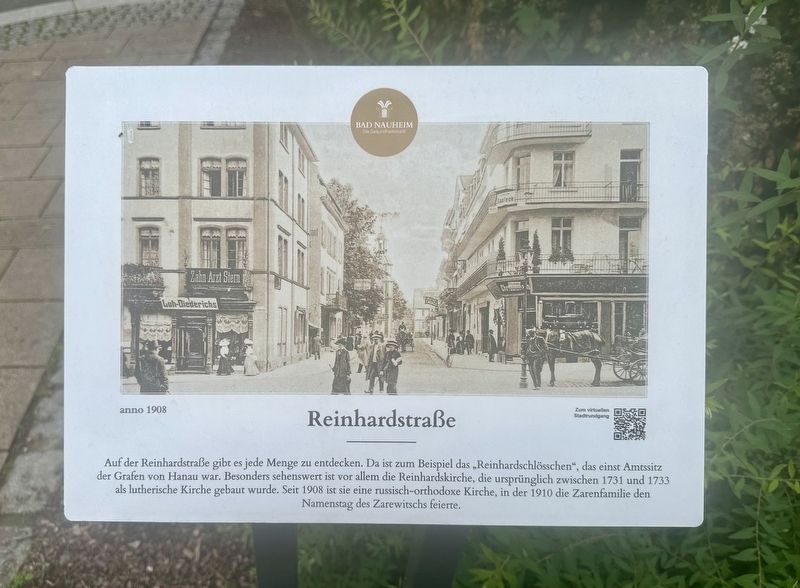 Reinhardstra�e / �Reinhard Street� Marker image. Click for full size.