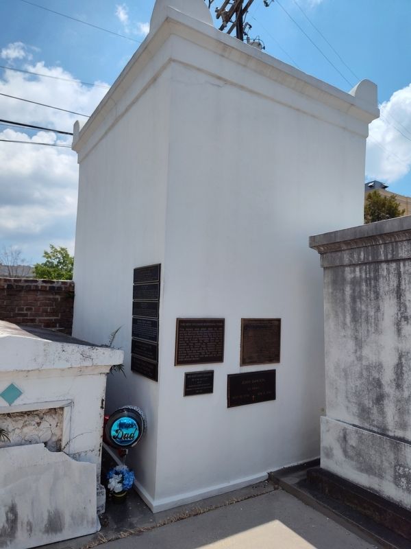The New Orleans Musicians Tomb Marker image. Click for full size.