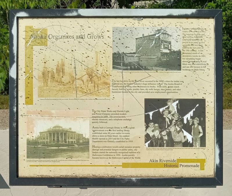 Anoka Organizes and Grows Marker. Click for full size. Anoka Organizes and Grows Marker image. Click for full size.
