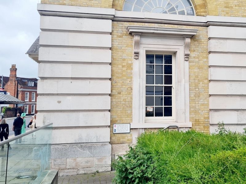 Corn Exchange and Market House Marker. Click for full size. Corn Exchange and Market House Marker image. Click for full size.