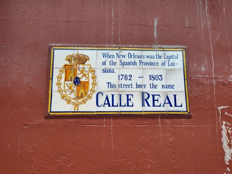 Calle Real Marker. Click for full size. Calle Real Marker image. Click for full size.