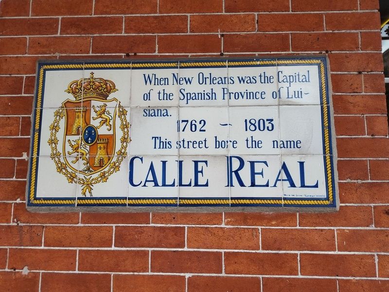 Calle Real Marker. Click for full size. Calle Real Marker image. Click for full size.