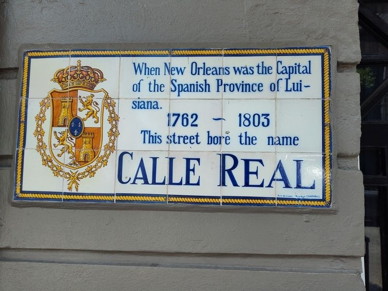 Calle Real Marker. Click for full size. Calle Real Marker image. Click for full size.