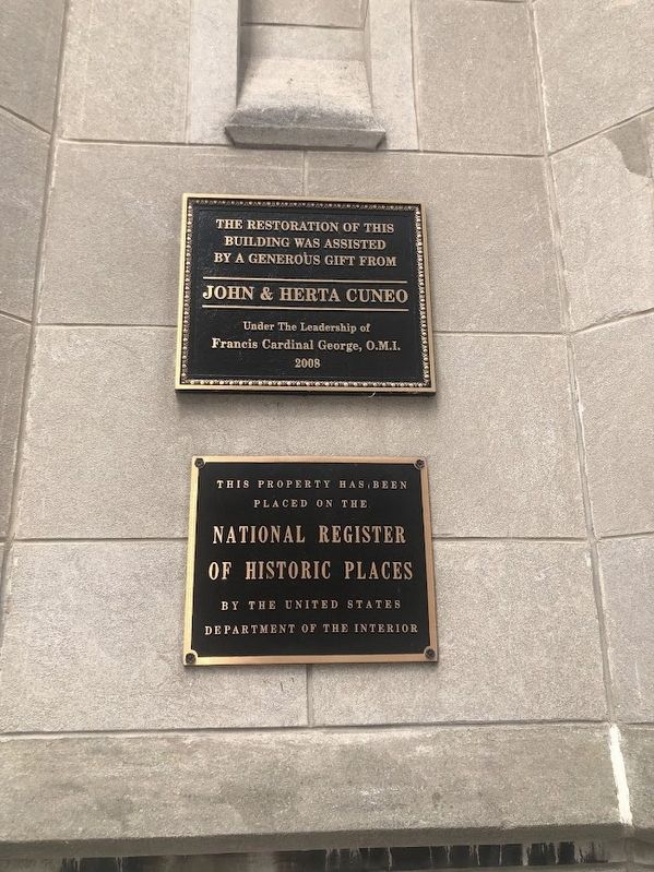 Archbishop Quigley Seminary Marker image. Click for full size.