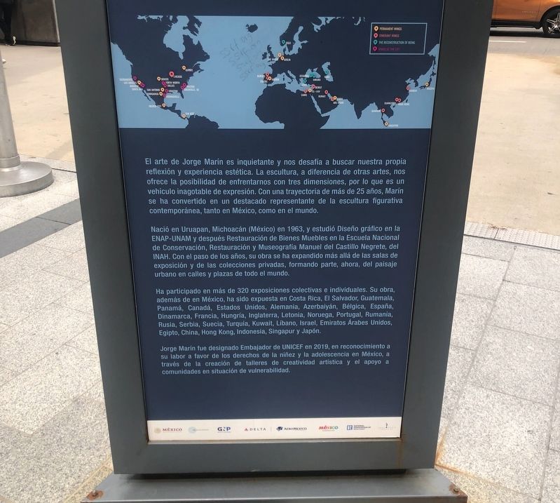 Jorge Mar�n Marker, bottom half (in Spanish) image. Click for full size.
