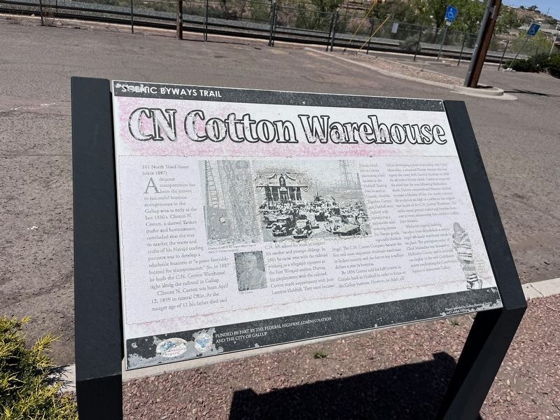 CN Cotton Warehouse Marker image. Click for full size.
