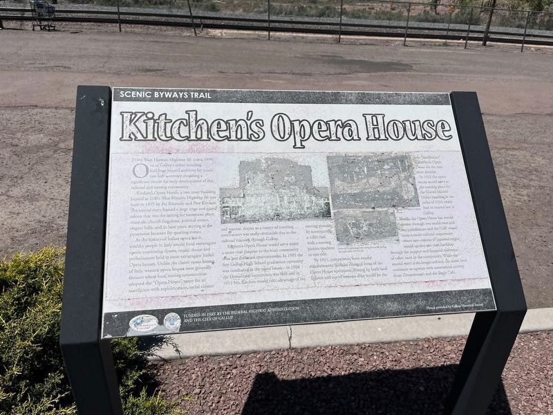 Kitchen's Opera House Marker image. Click for full size.