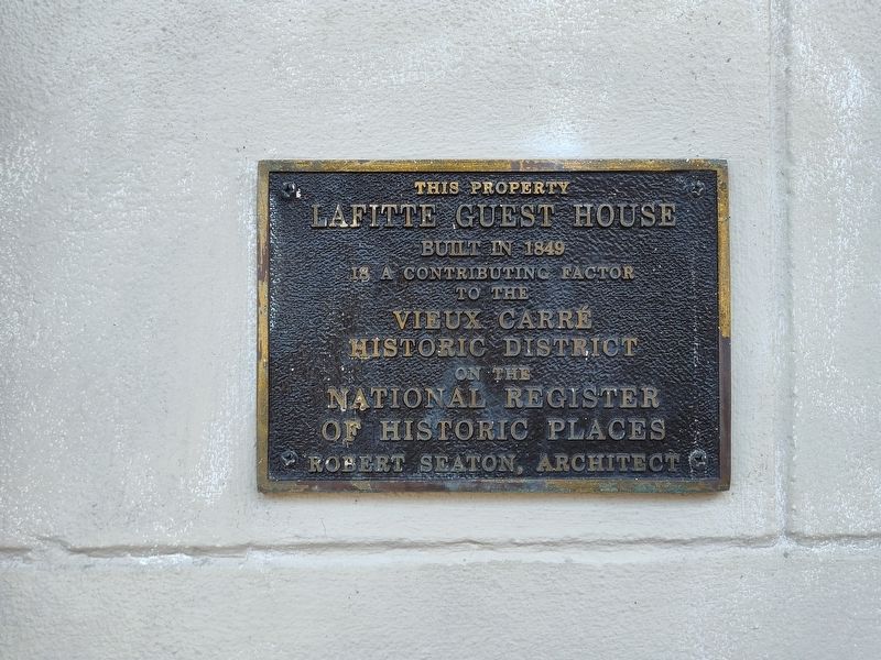 Lafitte Guest House Marker image. Click for full size.