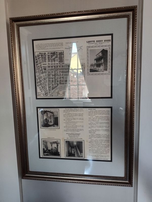 Lafitte Guest House Marker image. Click for full size.