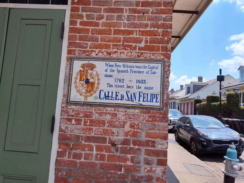 Calle de San Felipe Marker image. Click for full size.