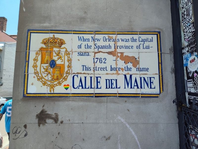 Calle Del Maine Marker. Click for full size. Calle Del Maine Marker image. Click for full size.